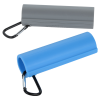 a blue and grey water bottle