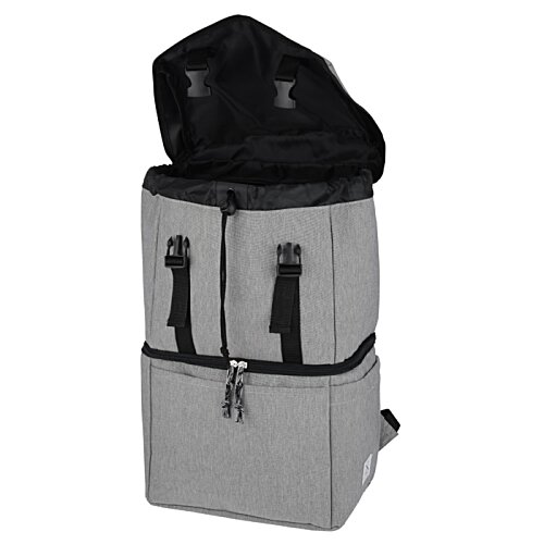 Additional Image 1 - a grey and black trash can