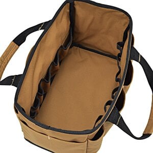 Additional Image 3 - a brown bag with black straps