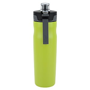 Additional Image 2 - a green water bottle with a black lid