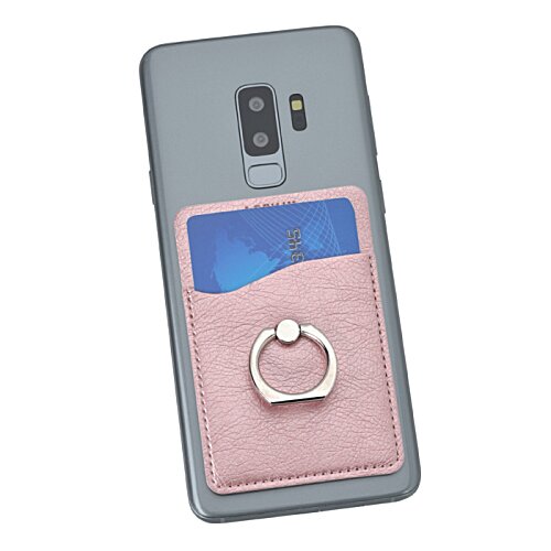 Additional Image 2 - a cell phone with a ring holder