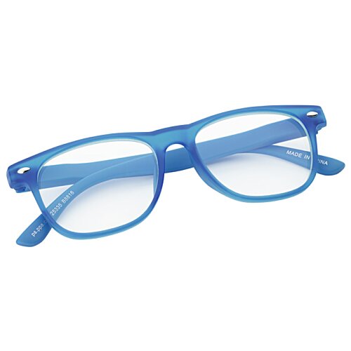 Additional Image 2 - a blue eyeglasses on a white background