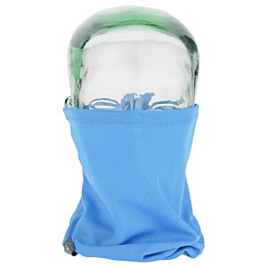 Additional Image 1 - a face mask with a blue cloth