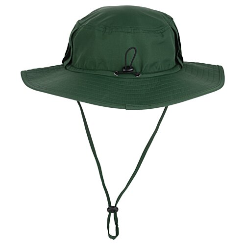 Additional Image 1 - a green hat with a strap