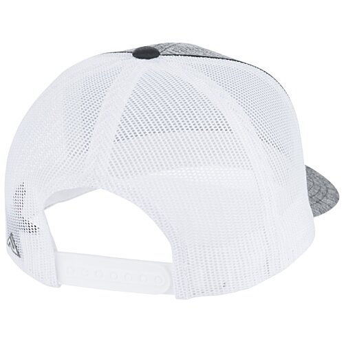 Additional Image 1 - a white hat with a black patch