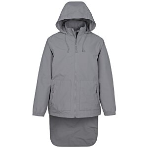 Additional Image 1 - a grey jacket with a hood