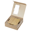 View Image 7 of 9 of Bamboo Wireless Charging Pad with Hub