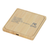 View Image 8 of 9 of Bamboo Wireless Charging Pad with Hub - 24 hr