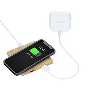 Additional Image 3 - a cell phone on a charging pad