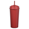 View Image 2 of 5 of Roadmaster Tumbler with Straw - 18 oz. - Black Interior