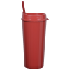 View Image 3 of 5 of Roadmaster Tumbler with Straw - 18 oz. - Black Interior