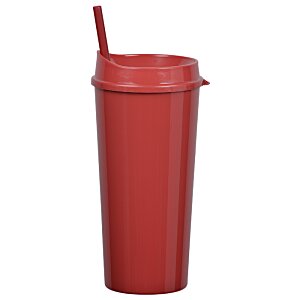 Additional Image 2 - a red cup with a straw