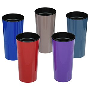 Additional Image 3 - a group of cups with black rims