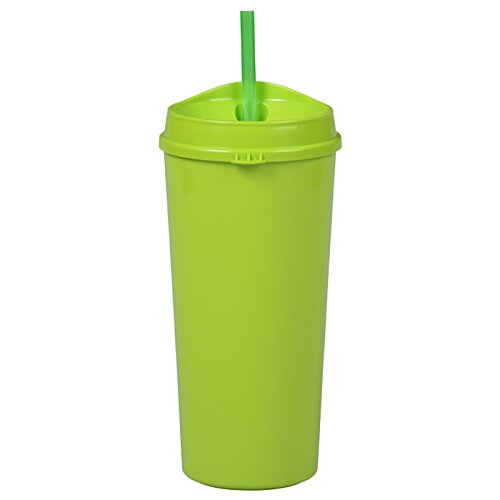 Additional Image 1 - a green cup with a straw
