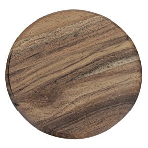 Additional Image 2 - a circular wood surface with a white background