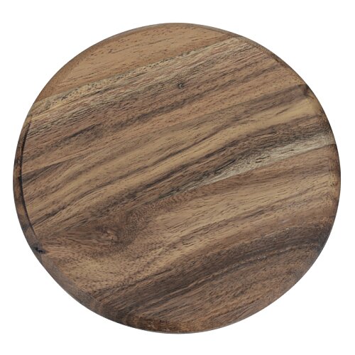 Additional Image 2 - a circular wood surface with a white background