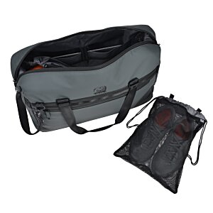 Additional Image 2 - a grey bag with black straps