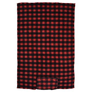 Additional Image 3 - a red and black plaid shirt