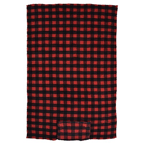 Additional Image 3 - a red and black plaid shirt