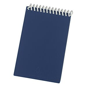 Additional Image 1 - a blue notebook with a spiral bound