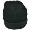 a black beanie with a white background