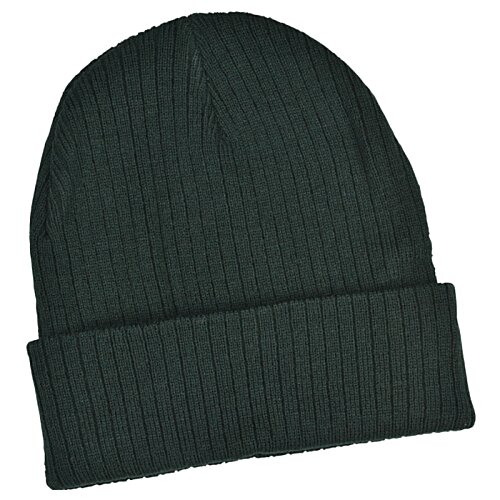 Additional Image 1 - a black beanie on a white background