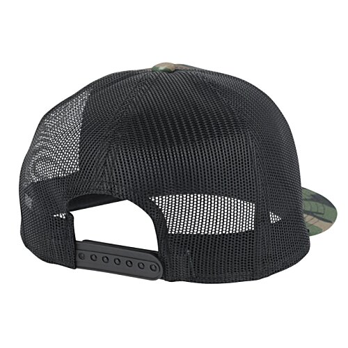 Additional Image 2 - a black hat with a green and black patch