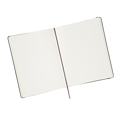 Additional Image 1 - a white notebook with a red band