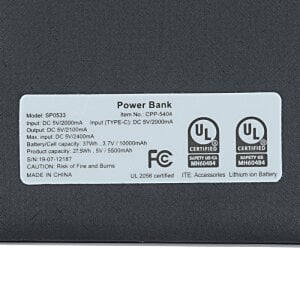 Additional Image 6 - a white label on a black surface