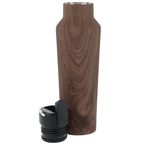 Additional Image 1 - a wooden vase with a black cap