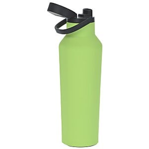 Additional Image 1 - a green water bottle with a black lid
