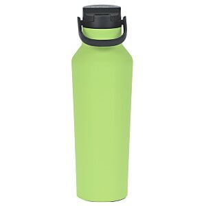 Additional Image 2 - a green water bottle with a black lid