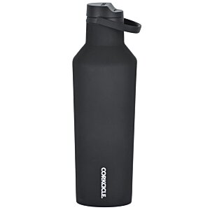 Additional Image 6 - a black water bottle with a white background
