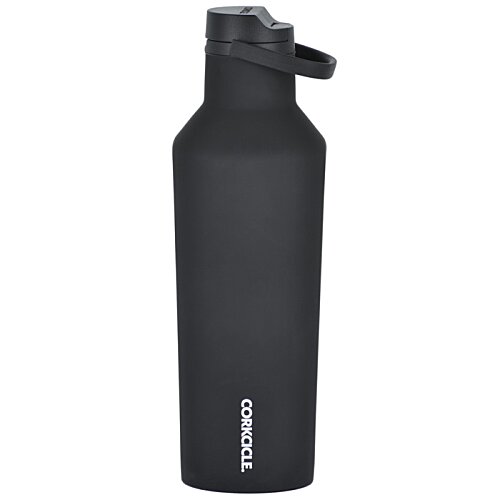 Additional Image 6 - a black water bottle with a white background