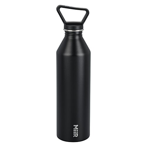 Additional Image 2 - a black water bottle with a handle