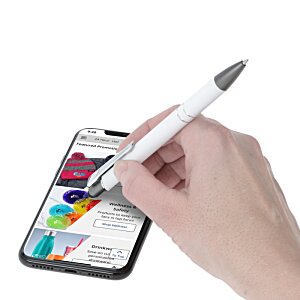 Additional Image 4 - a hand holding a stylus on a cellphone