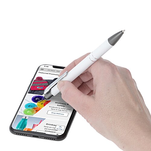Additional Image 4 - a hand holding a stylus on a cellphone
