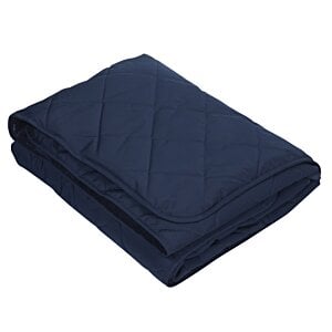 Additional Image 1 - a blue blanket on a white background
