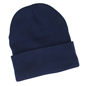 Additional Image 1 - a blue beanie on a white background