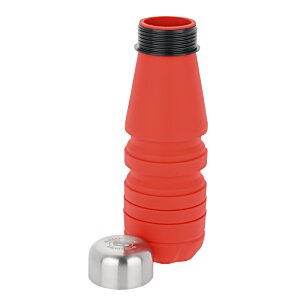Additional Image 3 - a red plastic bottle with a silver cap