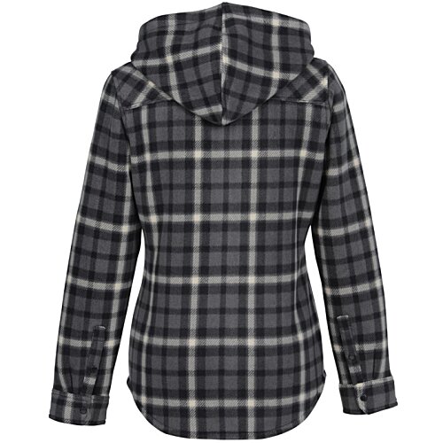 Additional Image 1 - a black and white plaid jacket