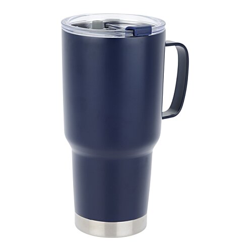 Additional Image 1 - a blue and silver tumbler