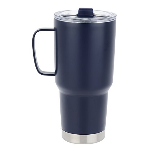 Additional Image 3 - a black and silver coffee mug