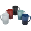 a group of colorful mugs