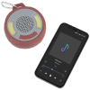 Additional Image 1 - a black cell phone and a red speaker