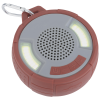 Additional Image 3 - a round red and grey speaker