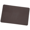 a black rectangular object on a white background