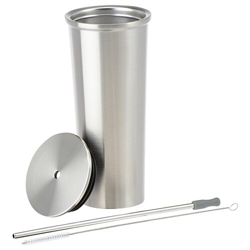 Additional Image 1 - a silver cup with a lid