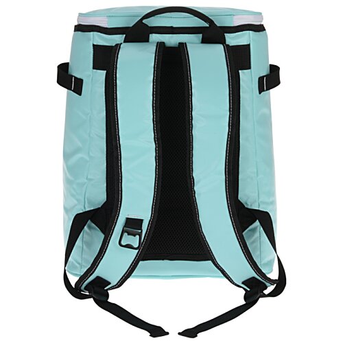 Additional Image 3 - a blue backpack with black straps