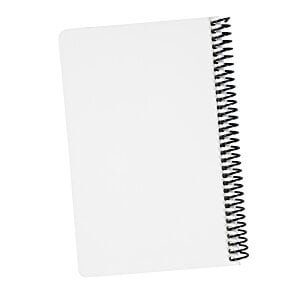 Additional Image 2 - a white notebook with a spiral bound